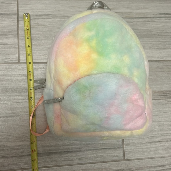 More Then Magic Fluffy Rainbow Backpack - Picture 6 of 7